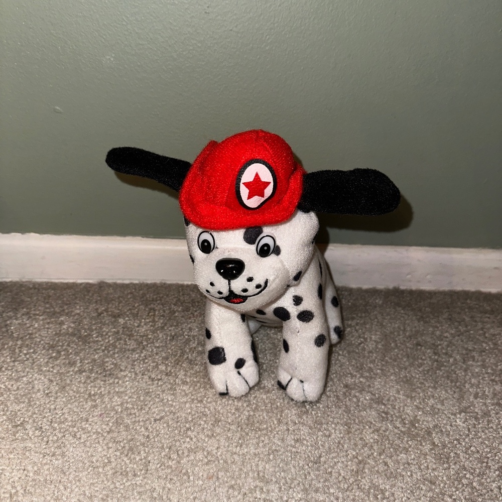 The Christmas Ranch Firefighter Dalmation Plush